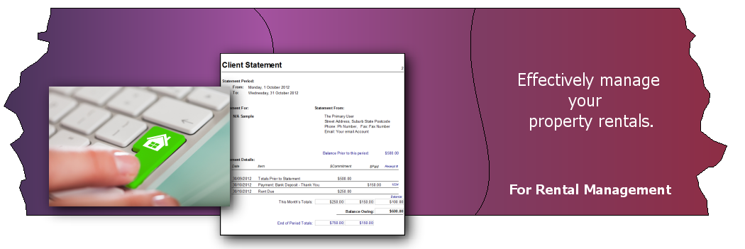 Rental Management Software - Custom Database