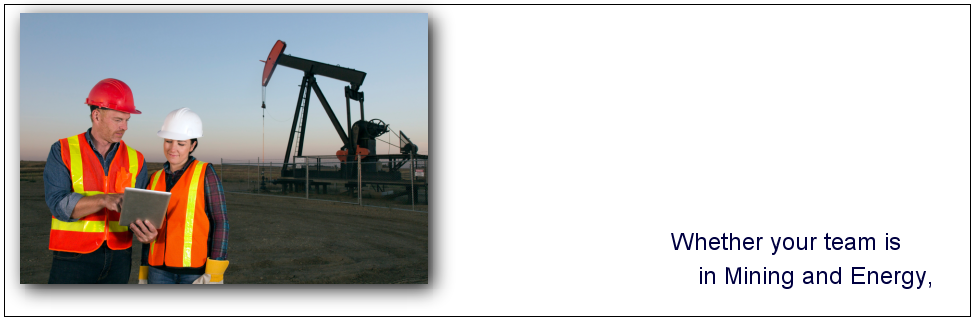 Mining and energy web site software